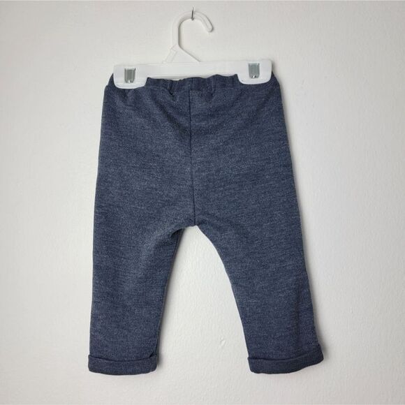 Miniclasix Baby Charcoal & White Joggers Size 6 Months 12-16 Pounds - Picture 3 of 4
